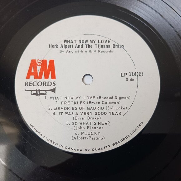 Herb Alpert and the Tijuana Brass What Now My Love vinyl record, 1966 original - Picture 8 of 9
